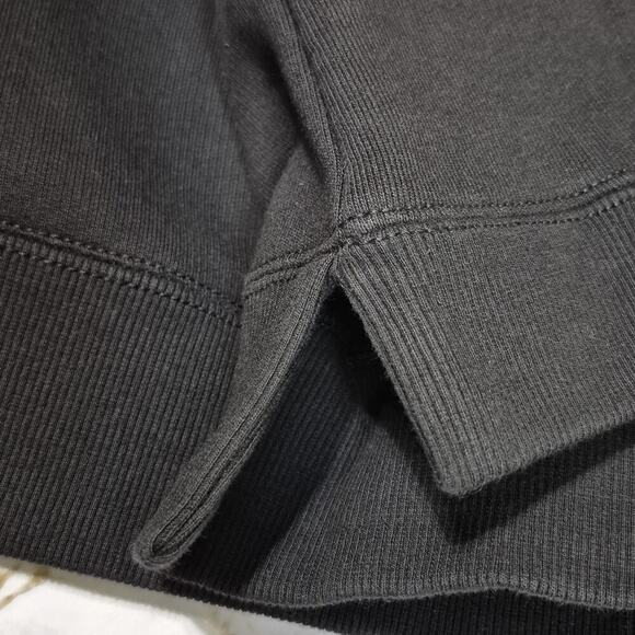 Free People Movement Sweatshirt Tank Pockets Oversized Small Black Logo NEW - Picture 5 of 13